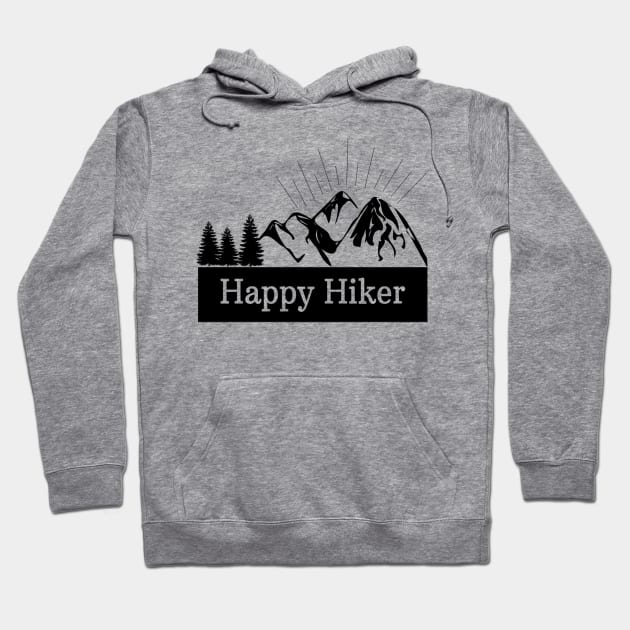 Happy Hiker Hoodie by Akmadison